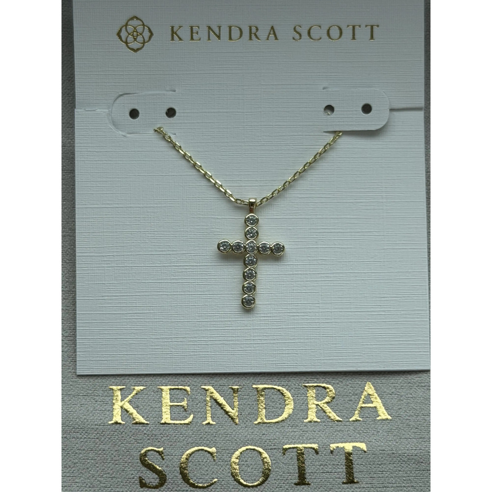 Kendra Scot Cross Pendant Necklace
